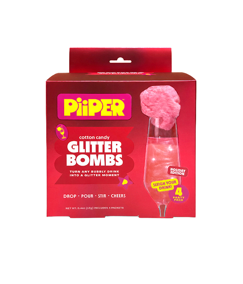 Cotton Candy Glitter Bombs - 4 Pack