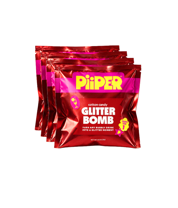 Cotton Candy Glitter Bombs - 4 Pack
