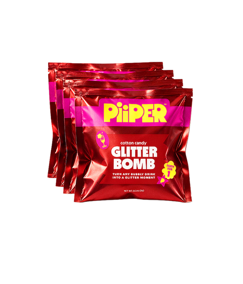 Cotton Candy Glitter Bombs - 4 Pack