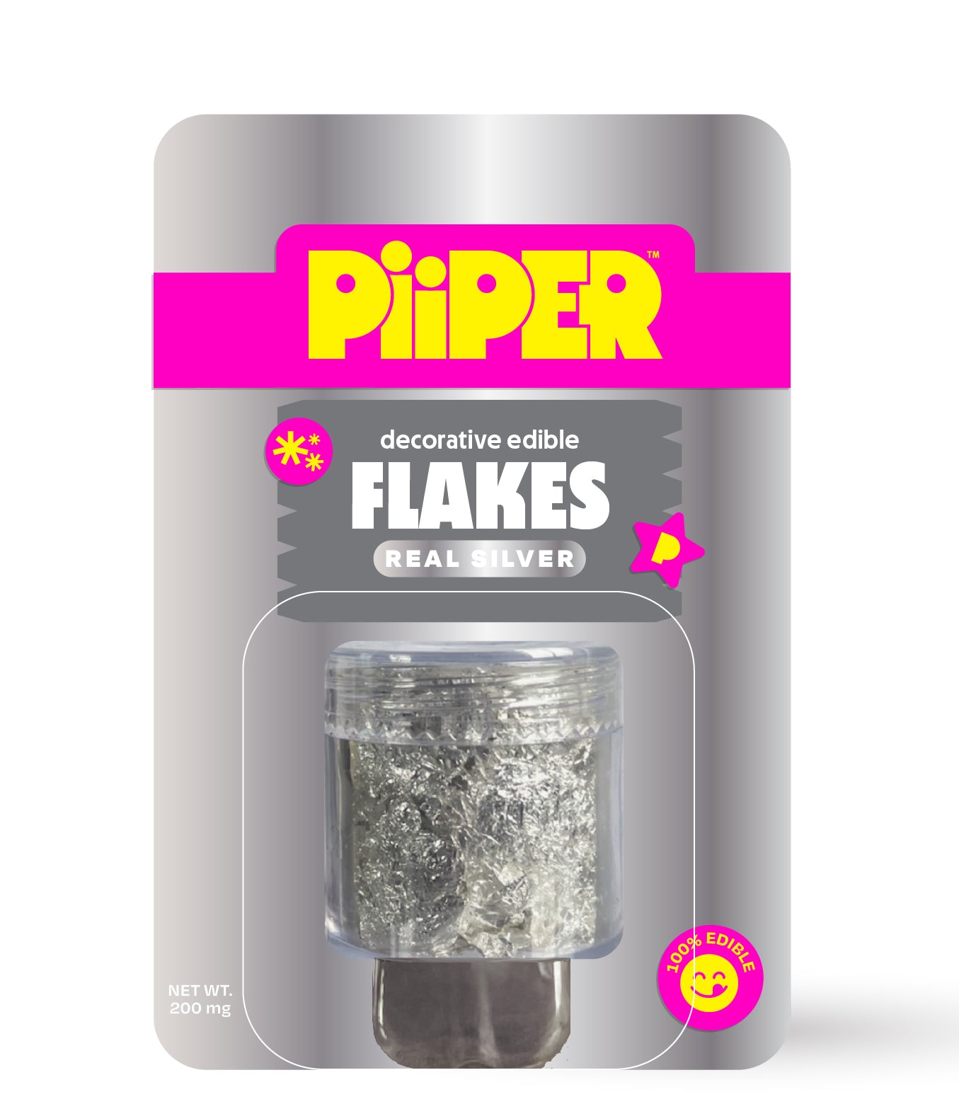 Edible Flakes – Real Silver