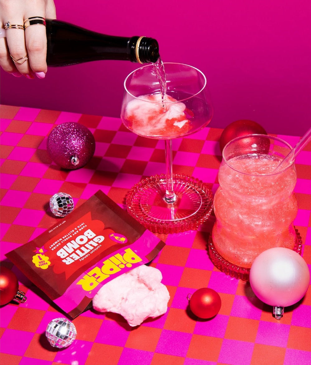 Cotton Candy Glitter Bombs - 4 Pack