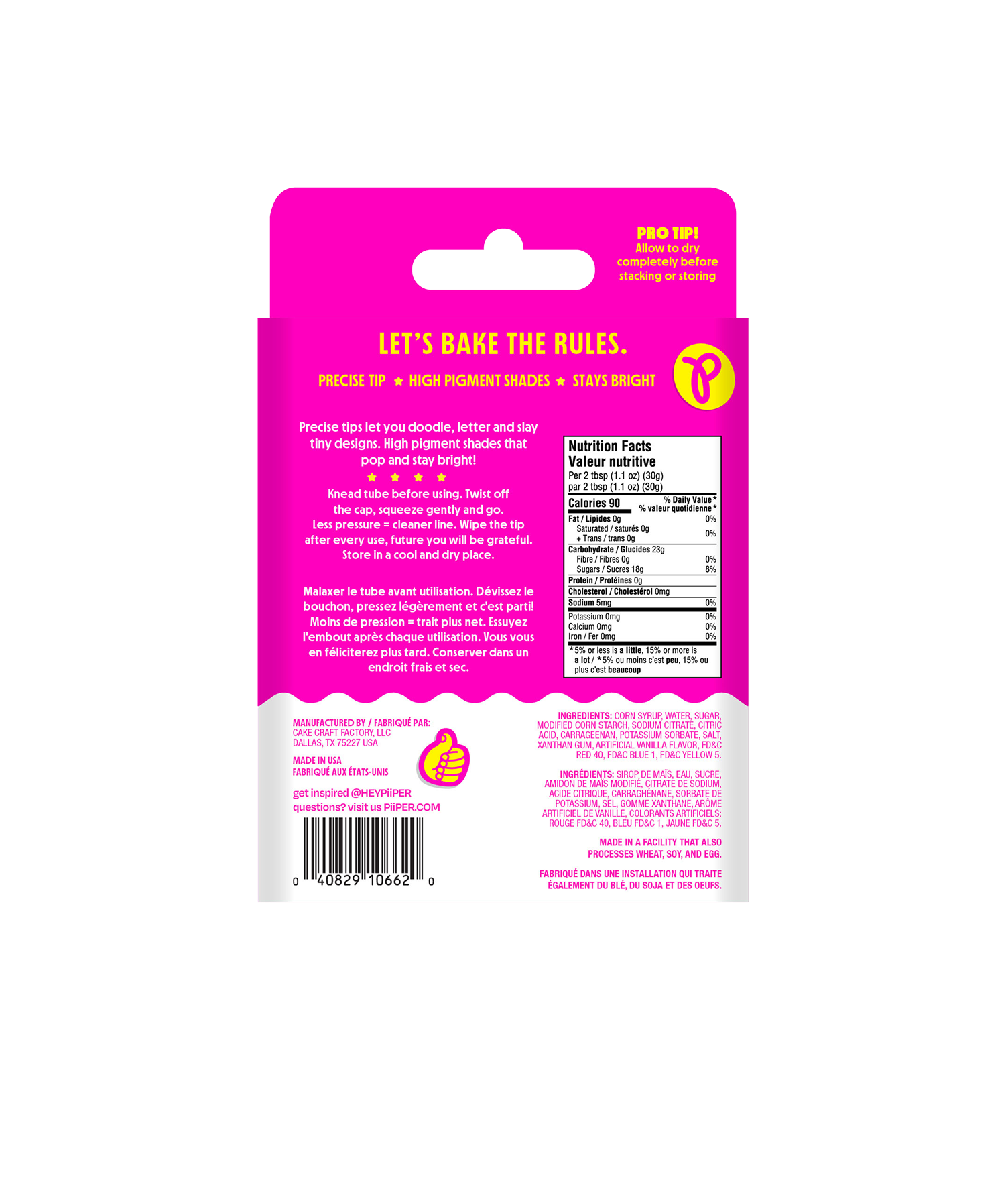 Writing Gel Primary Colors 4pk