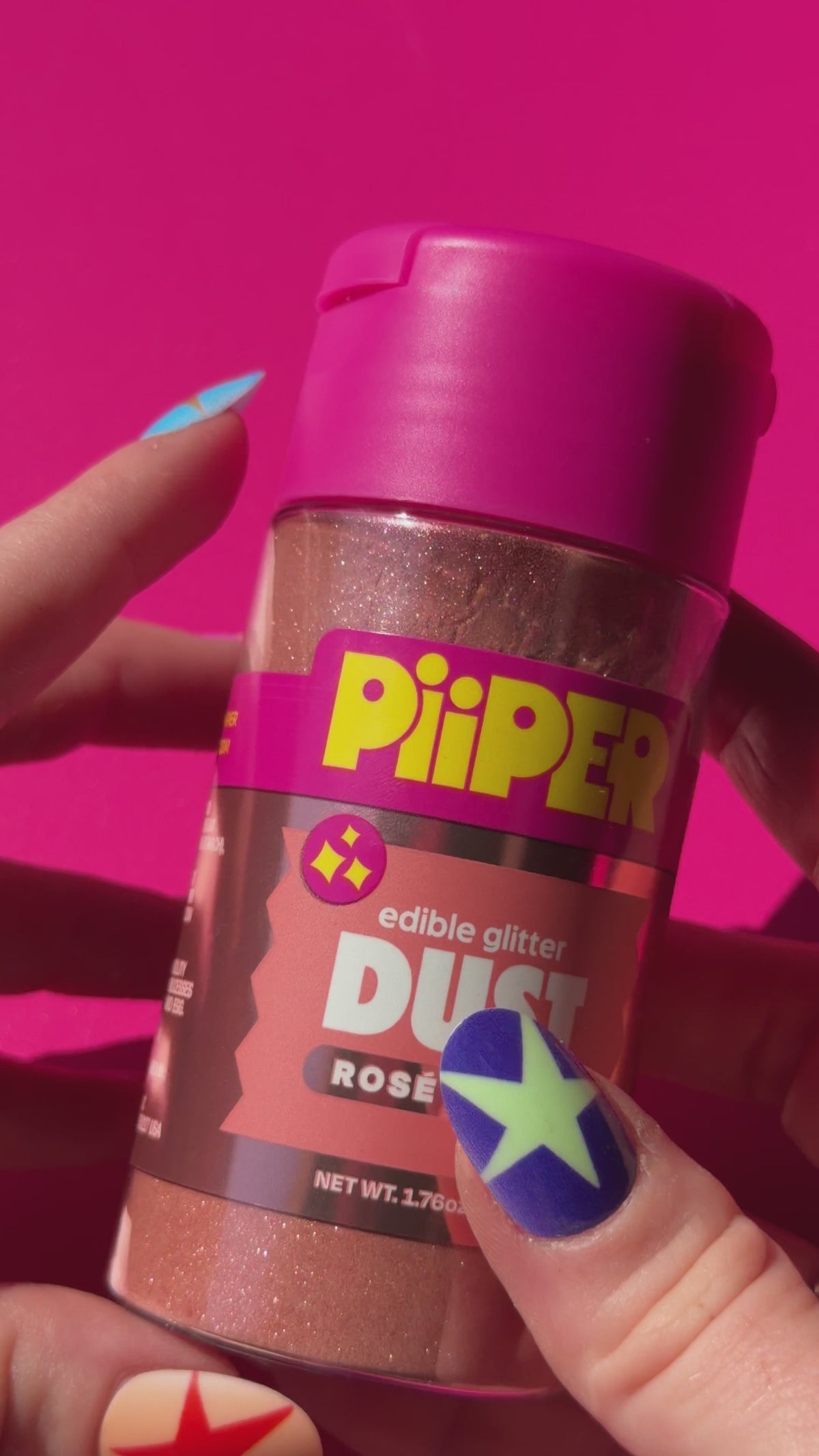 Edible Glitter Dust – Rosé Gold